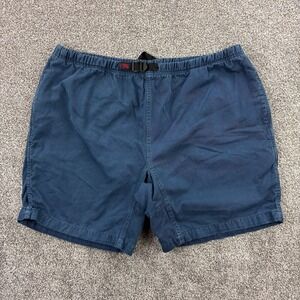 Gramicci Shorts Mens 2XL Blue Vintage G Series Canvas Utility Belted Outdoor